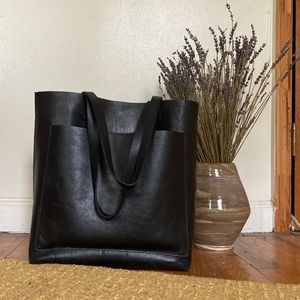 Madewell Medium Transport Leather Tote